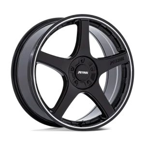 Petrol Wheels – PE003 P2E – Black – 17″x8″ 35mm – Summer Wheels – PE003BD17805L35